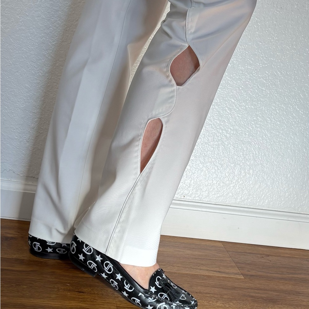 Gianfranco Ferre White Straight Leg Pants